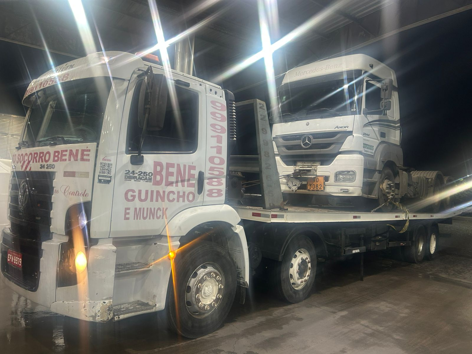 Serviços realizados pelo Auto Socorro Bené